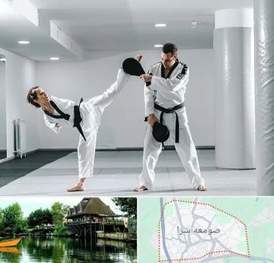 باشگاه رزمی در صومعه سرا