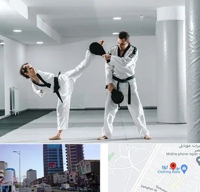 باشگاه رزمی در چهارراه طالقانی کرج