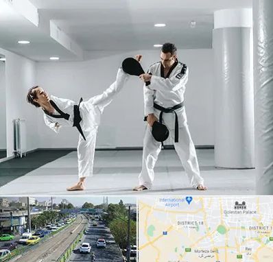 باشگاه رزمی در جنوب تهران