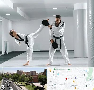 باشگاه رزمی در شهرک آزمایش