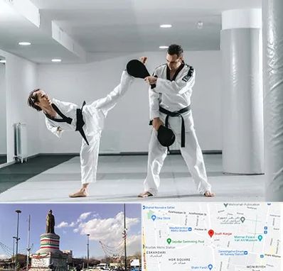 باشگاه رزمی در کارگر جنوبی