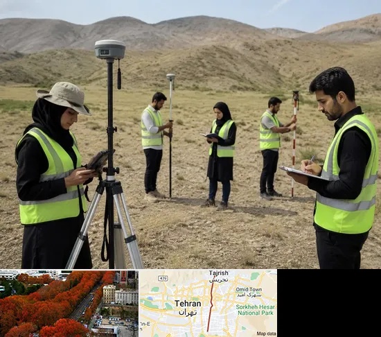 آموزش جامع نقشه برداری زمینی GPS در ولیعصر