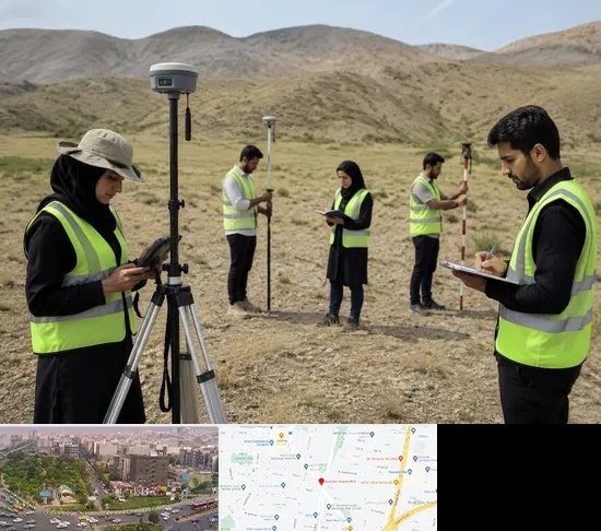 آموزش جامع نقشه برداری زمینی GPS در آیت الله کاشانی