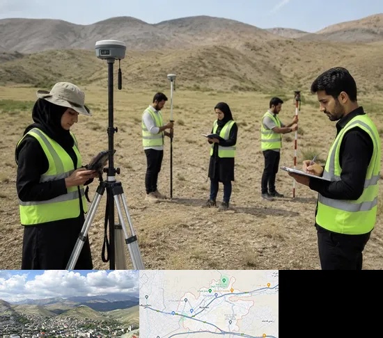 آموزش جامع نقشه برداری زمینی GPS در رودهن