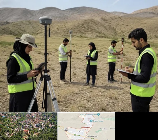 آموزش جامع نقشه برداری زمینی GPS در دماوند