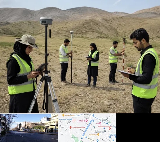 آموزش جامع نقشه برداری زمینی GPS در خیابان ملاصدرا شیراز