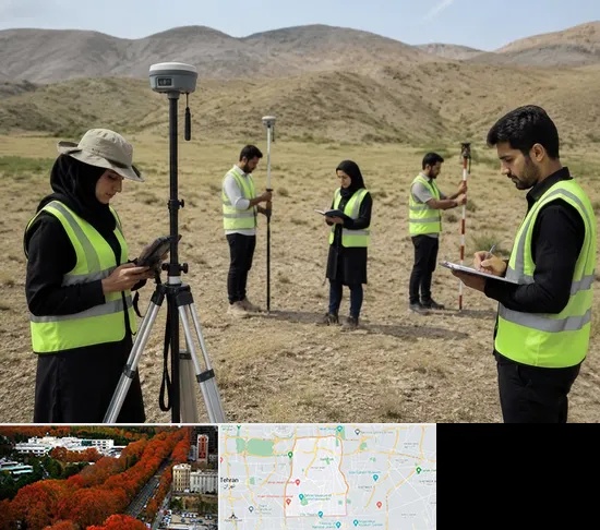 آموزش جامع نقشه برداری زمینی GPS در منطقه 6 تهران