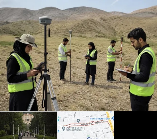 آموزش جامع نقشه برداری زمینی GPS در بلوار معلم رشت