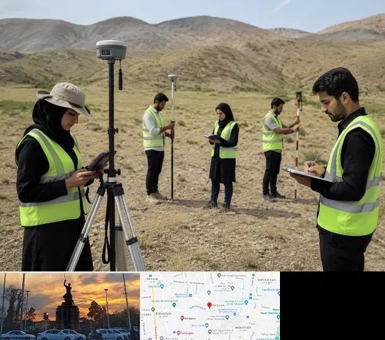 آموزش جامع نقشه برداری زمینی GPS در میدان حر