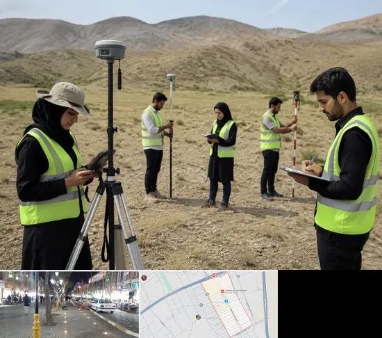 آموزش جامع نقشه برداری زمینی GPS در باغ فیض اسلامشهر