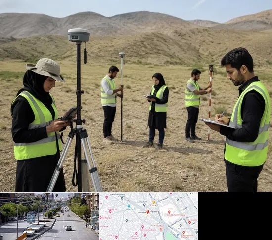 آموزش جامع نقشه برداری زمینی GPS در خیابان زند شیراز