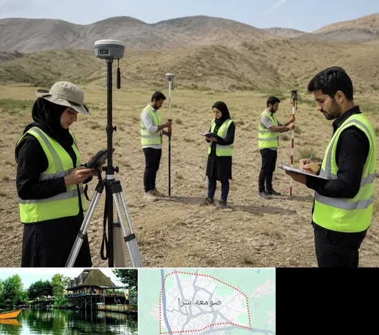آموزش جامع نقشه برداری زمینی GPS در صومعه سرا