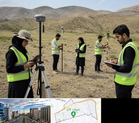 آموزش جامع نقشه برداری زمینی GPS در سعادت آباد