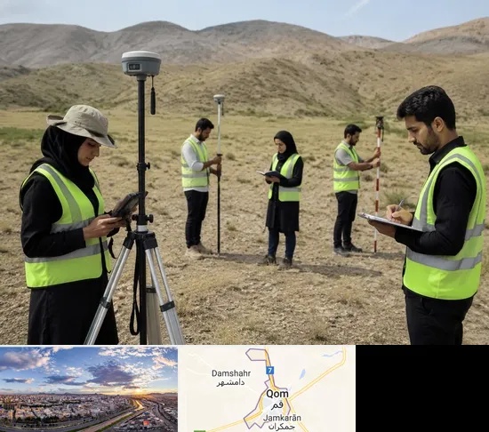 آموزش جامع نقشه برداری زمینی GPS در قم