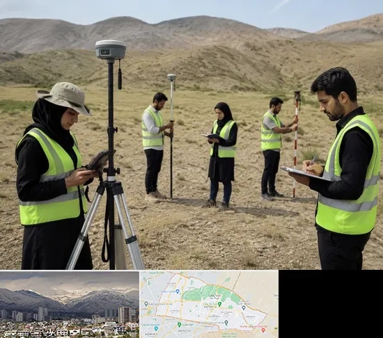 آموزش جامع نقشه برداری زمینی GPS در منطقه 4 تهران
