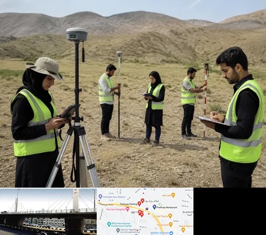 آموزش جامع نقشه برداری زمینی GPS در پارک وی