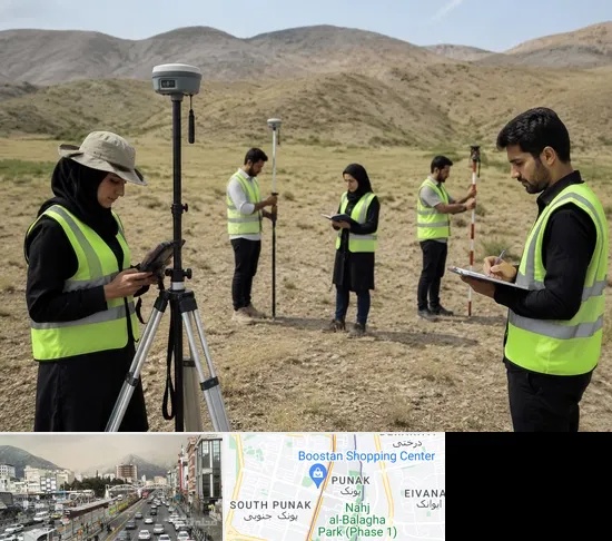 آموزش جامع نقشه برداری زمینی GPS در پونک