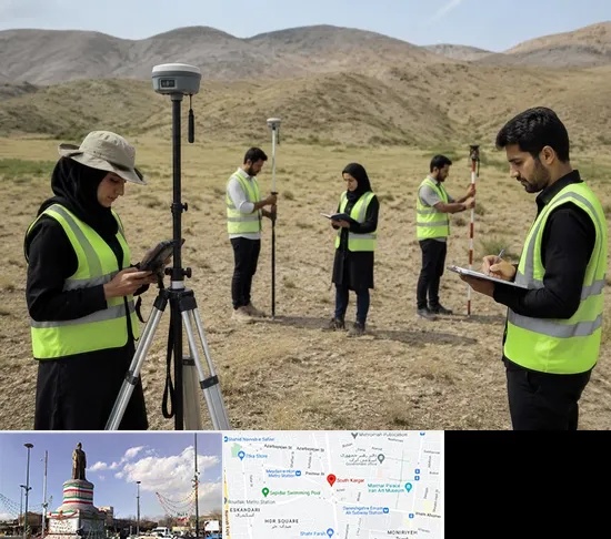 آموزش جامع نقشه برداری زمینی GPS در کارگر جنوبی