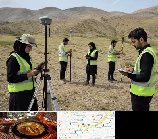 آموزش جامع نقشه برداری زمینی GPS در میدان ولیعصر