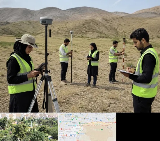 آموزش جامع نقشه برداری زمینی GPS در منطقه 13 تهران