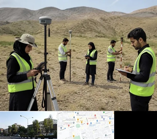 آموزش جامع نقشه برداری زمینی GPS در میدان کاج