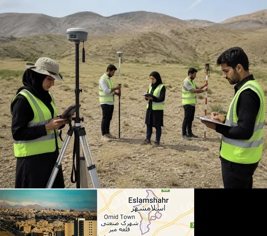 آموزش جامع نقشه برداری زمینی GPS در اسلامشهر