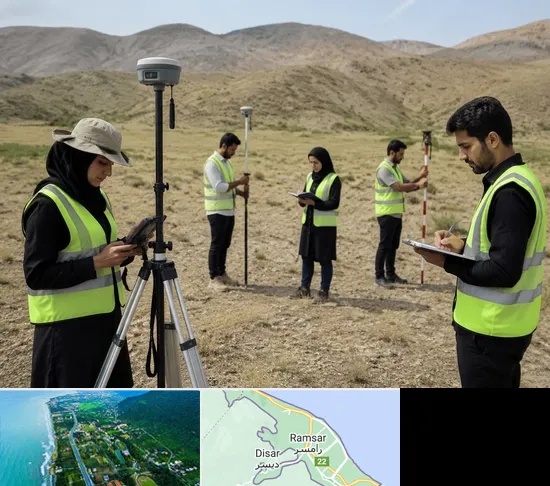 آموزش جامع نقشه برداری زمینی GPS در رامسر