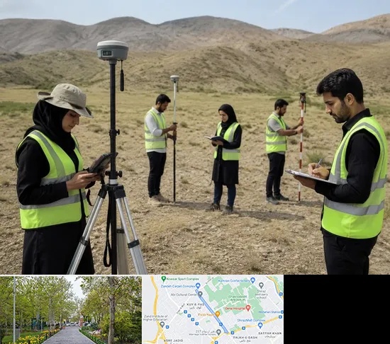 آموزش جامع نقشه برداری زمینی GPS در قدوسی غربی شیراز