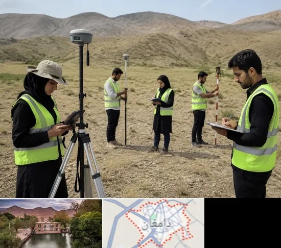 آموزش جامع نقشه برداری زمینی GPS در دامغان