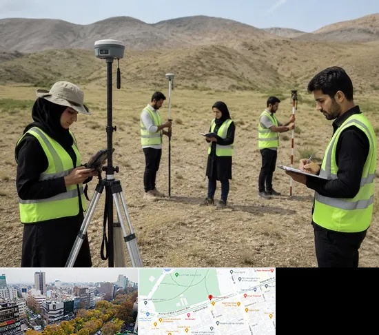 آموزش جامع نقشه برداری زمینی GPS در بلوار کشاورز