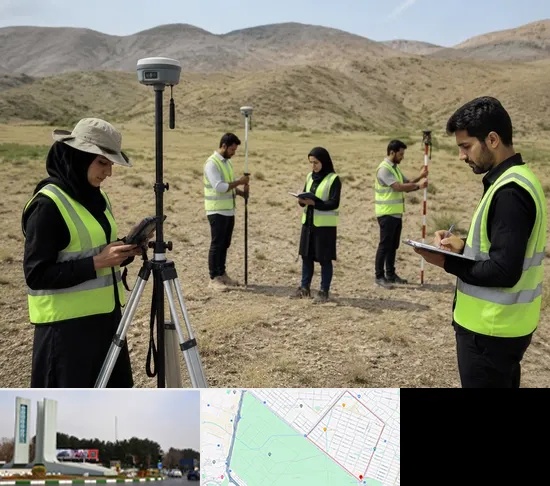 آموزش جامع نقشه برداری زمینی GPS در بلوار فلسیطین مشهد