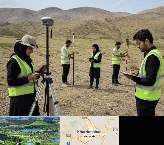 آموزش جامع نقشه برداری زمینی GPS در خرم آباد