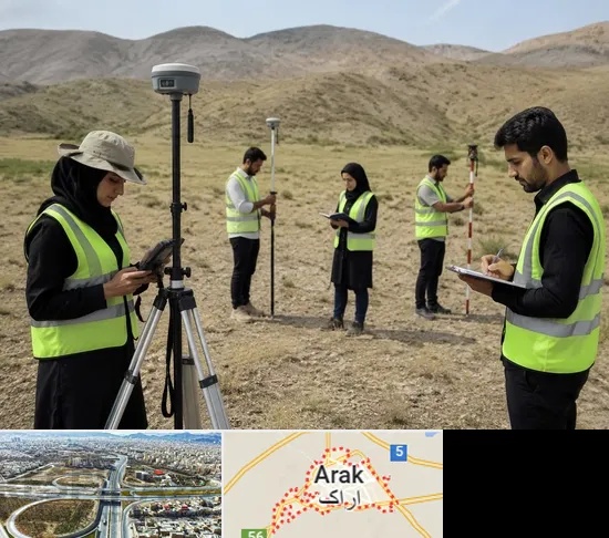 آموزش جامع نقشه برداری زمینی GPS در اراک