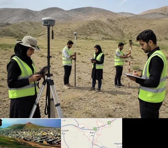 آموزش جامع نقشه برداری زمینی GPS در بیجار