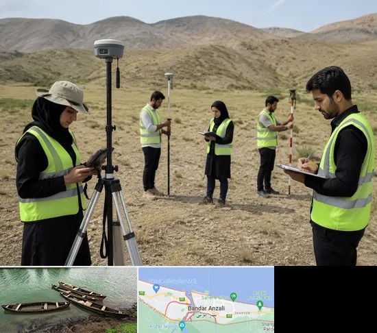 آموزش جامع نقشه برداری زمینی GPS در بندر انزلی