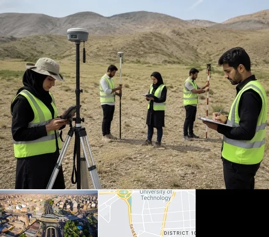 آموزش جامع نقشه برداری زمینی GPS در استاد معین