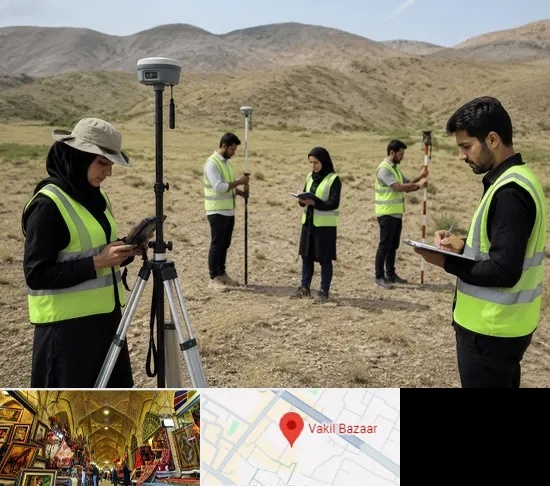 آموزش جامع نقشه برداری زمینی GPS در بازار وکیل شیراز