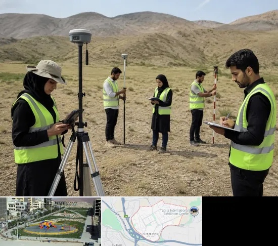 آموزش جامع نقشه برداری زمینی GPS در مرزداران تبریز