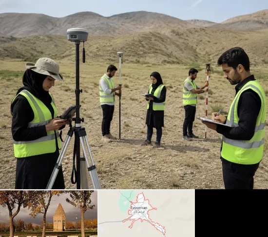 آموزش جامع نقشه برداری زمینی GPS در تویسرکان