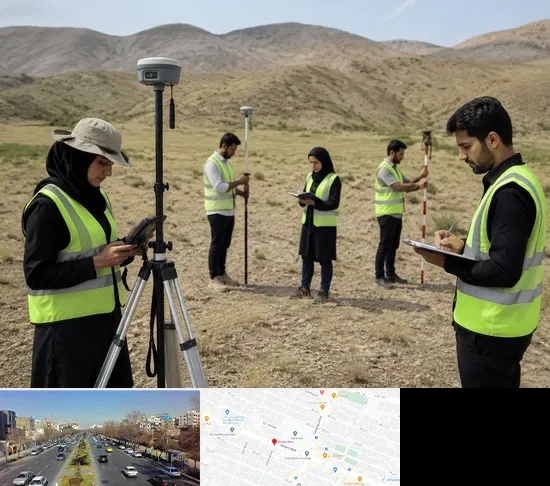 آموزش جامع نقشه برداری زمینی GPS در بلوار معلم مشهد