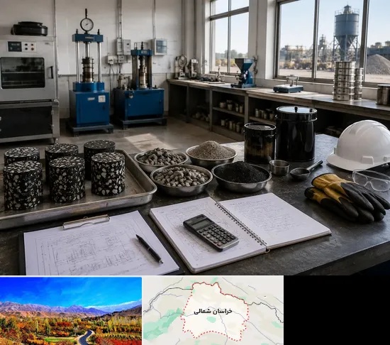 آموزش کارشناس فنی، تولید و اجرای آسفالت در خراسان شمالی