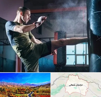 باشگاه کیک بوکسینگ در خراسان شمالی
