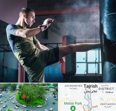 باشگاه کیک بوکسینگ در تجریش 