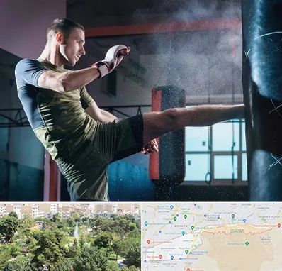 باشگاه کیک بوکسینگ در منطقه 13 تهران