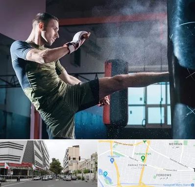 باشگاه کیک بوکسینگ در بلوار فردوس 