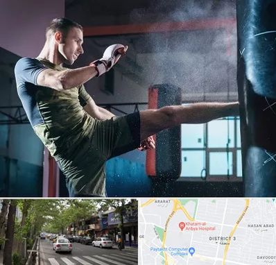 باشگاه کیک بوکسینگ در ظفر 