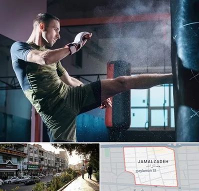 باشگاه کیک بوکسینگ در خیابان جمالزاده