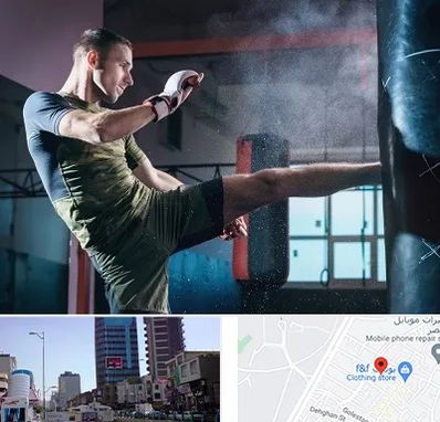 باشگاه کیک بوکسینگ در چهارراه طالقانی کرج