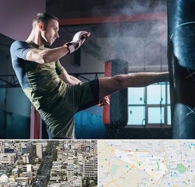 باشگاه کیک بوکسینگ در منطقه 18 تهران