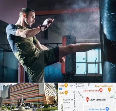 باشگاه کیک بوکسینگ در سهروردی